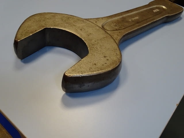 Ключ гаечен ударен едностранен Gedore B04332-145mm Metric Open Ended Slogging Spаnner - снимка 5