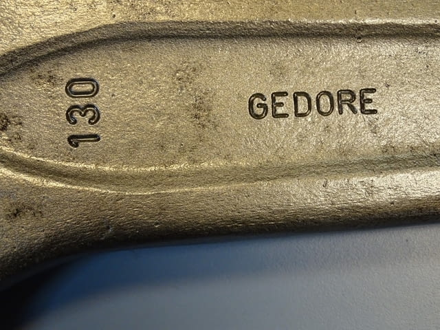 Ключ гаечен ударен едностранен Gedore B04329-130mm Metric Open Ended Slogging Spаnner - снимка 3