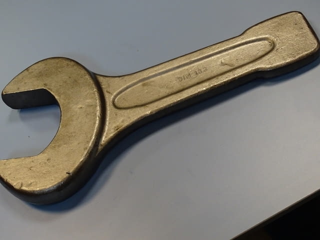 Ключ гаечен ударен едностранен Gedore B04329-130mm Metric Open Ended Slogging Spаnner - снимка 7