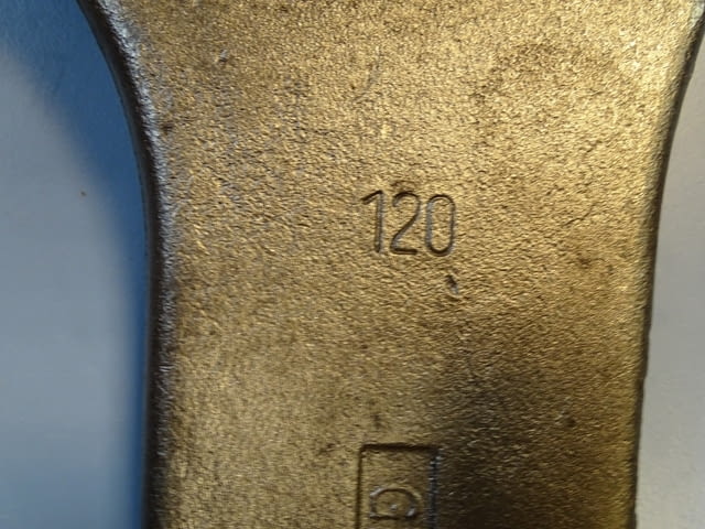 Ключ гаечен ударен едностранен Gedore B04327-120mm Metric Open Ended Slogging Spаnner - снимка 4