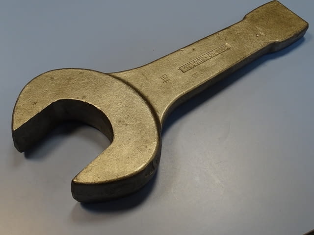 Ключ гаечен ударен едностранен Gedore B04326-115mm Metric Open Ended Slogging Spаnner - снимка 1