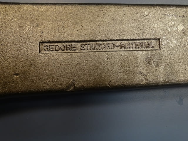 Ключ гаечен ударен едностранен Gedore B04326-115mm Metric Open Ended Slogging Spаnner - снимка 7