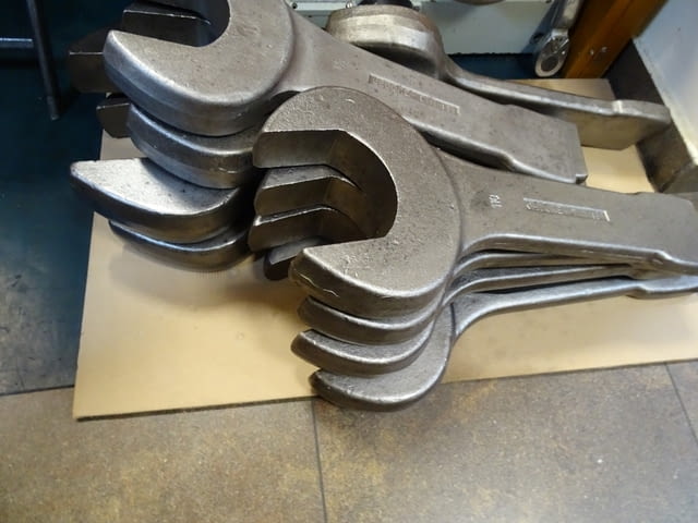 Ключ гаечен ударен едностранен Gedore B04325-110mm Metric Open Ended Slogging Spаnner - снимка 8