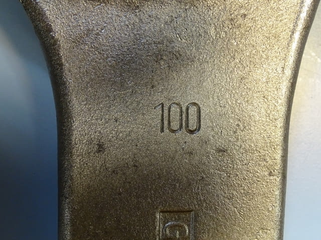 Ключ гаечен ударен едностранен Gedore B04323-100mm Metric Open Ended Slogging Spаnner - снимка 3