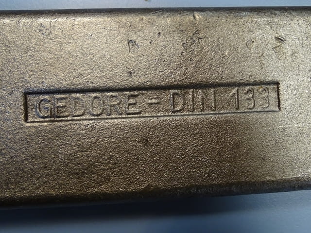 Ключ гаечен ударен едностранен Gedore B04323-100mm Metric Open Ended Slogging Spаnner - снимка 4