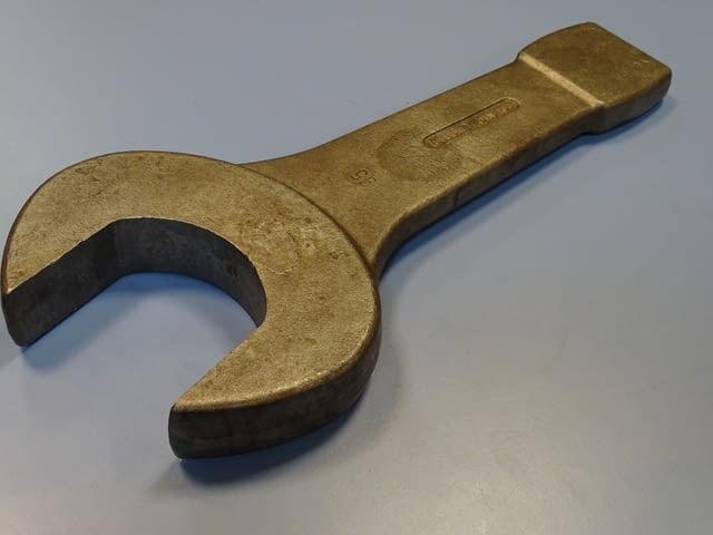 Ключ гаечен ударен едностранен Gedore B04322-95mm Metric Open Ended Slogging Spаnner - снимка 1
