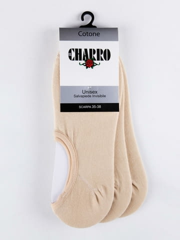 Charro 35-38 черни, телесни италиански затворени памучни терлици с лепенки памучен терлик - снимка 2
