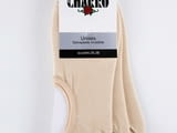 Charro 35-38 черни, телесни италиански затворени памучни терлици с лепенки памучен терлик