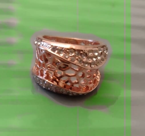 Пръстен -халка Диамантена вълна Злато, Unisex, Диaмaнт - град Монтана | Пръстени - снимка 2