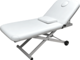 Електрическа кушетка Wenga (1мотор) - бяла/черна