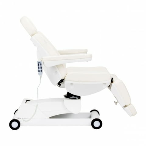 Електрическа кушетка Azzurro 873 (4 мотора) - бяла 170 x 63 x 63/100 см - снимка 3