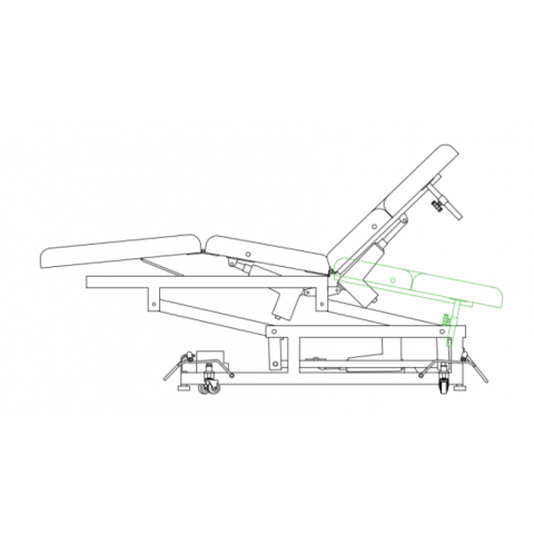 Електрическа кушетка Acrum (3 мотора) 192 х 73/92 х 55/95 см, град София | Фризьорско / Козметично - снимка 6