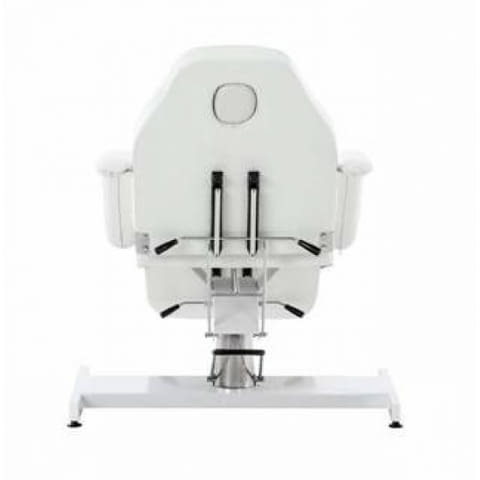 Хидравлична кушетка Alexandra 185 х 60/78 х 63/75 см - бяла/черна - снимка 7