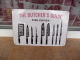 Метална табела храна ножове за риба нож храна ресторант рибен мастър шеф