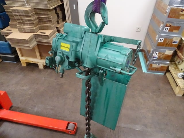 Верижен телфер с пневмозадвижване J.D.Neuhaus PROFI 3t Air Pneumatic Chain Hoist - снимка 8