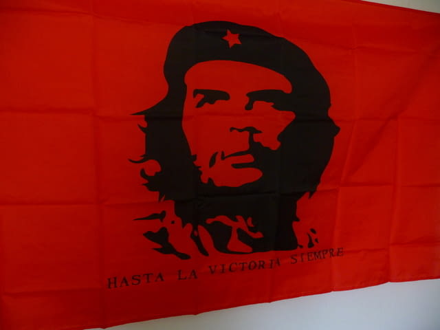 Ернесто Че Гевара Знаме Да живее свободата революция свобода Куба Фидел Кастро - снимка 1