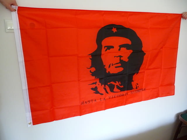 Ернесто Че Гевара Знаме Да живее свободата революция свобода Куба Фидел Кастро - снимка 3