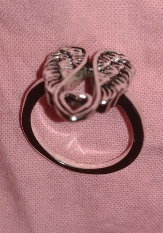 Пръстен Ангелски крила със сърце Unisex - град Монтана | Пръстени - снимка 1