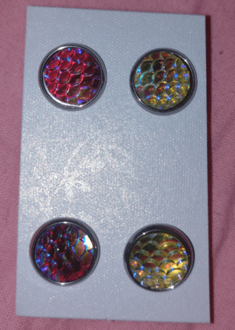 Обеци Рибни люспи - град Монтана | Обеци