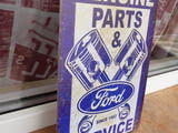 Метална табела кола Форд Ford авточасти оригинални сервиз ремонт