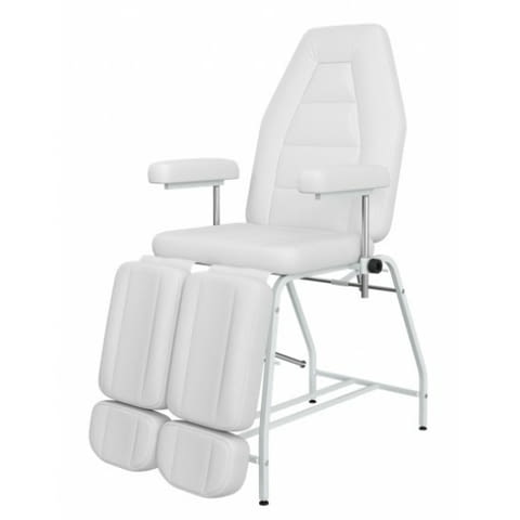 Козметичен стол INK 185 х 56/85 х 70 см - бял/черен, град София | Фризьорско / Козметично - снимка 1