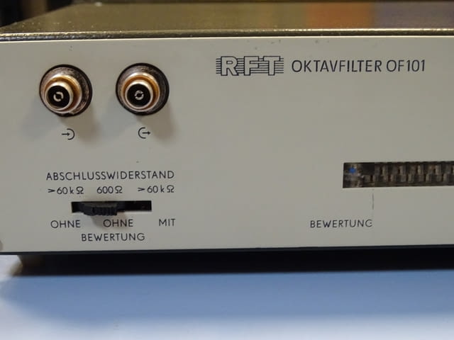 Октавен филтър RTF Neuman OF 101 oktavfilter - град Пловдив | Други - снимка 3
