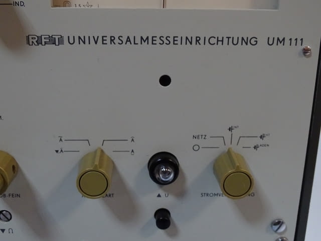 Универсален измервателен уред RFT VEB universalmesseinrichtung UM111 - снимка 5