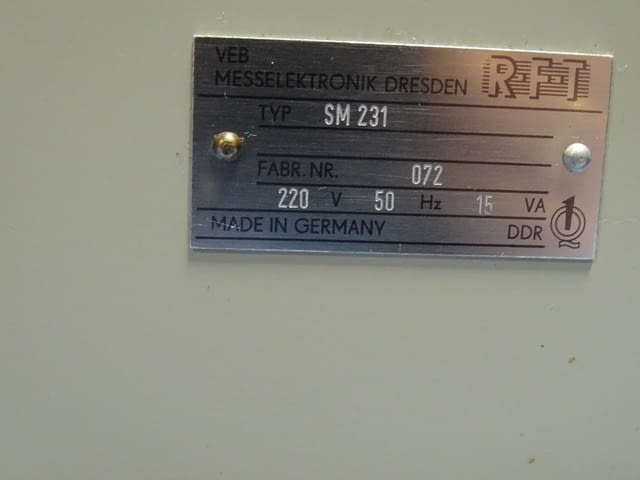 Комбиниран измервателен уред RFT VEB SM231 220V 50Hz, град Пловдив | Промишлено Оборудване - снимка 10