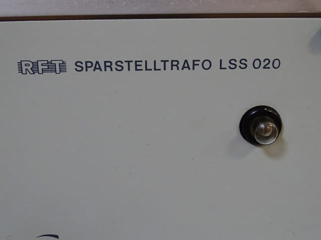 Лабораторен трансформатор VEB RTF LSS 020 Sparstelltrafo 220V/50Hz - снимка 3