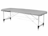 Преносима двусекторна кушетка Komfort Activ (186 х 59 х 62/80 см) - сива