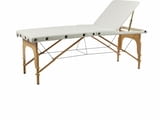 Преносима кушетка Sella - бяла 205 х 70 / 94 х 62 / 84 см
