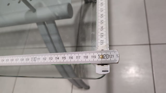 Продавам маса със стъклен плот Стъкло, Модерен, Фиксирана - град София | Маси - снимка 5