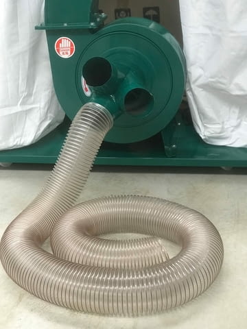 Аспирация , прахоуловител с два чувала 3 kW + 3.5 метра маркуч - снимка 7