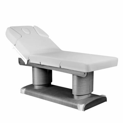 Спа кушетка Azzurro 838 ( 4 мотора) 200 х 76 х 65/83 см - с отопление / сив - снимка 1