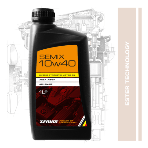 Полусинтетично моторно масло XENUM SEMIX 10W40, град Русе | Аксесоари / Консумативи - снимка 1