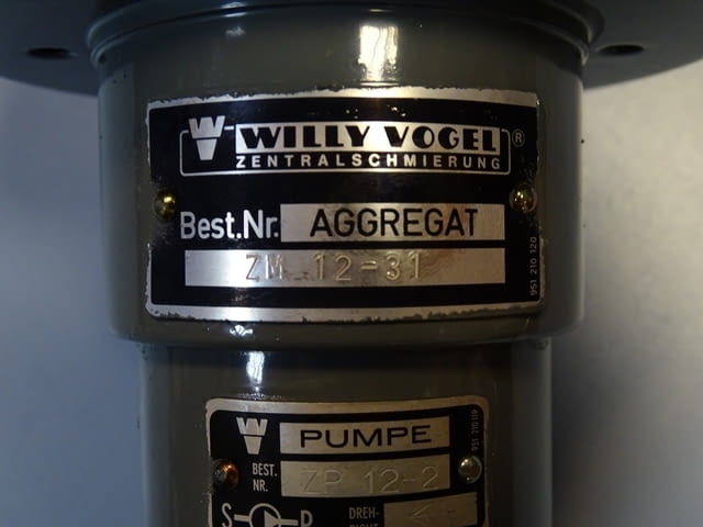 Хидравличен агрегат мотор-помпа за централно мазане Willy Vogel ZM 12-31 1, 2 l/min - снимка 6