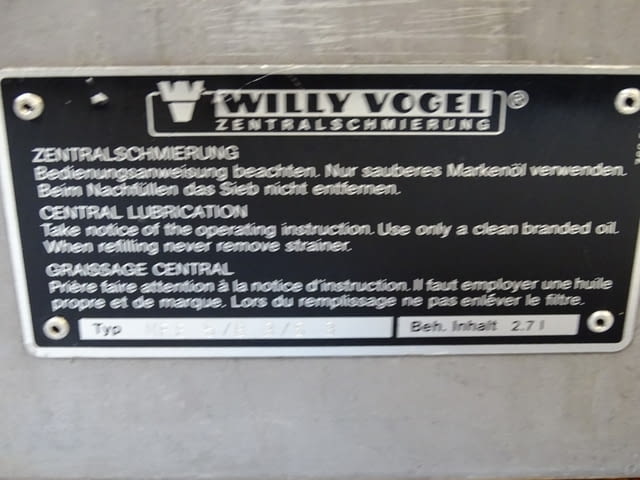 Смазочна хидравлична станция Willy Vogel MFE 5/B 3/S 3 sentral lubrication system - снимка 2