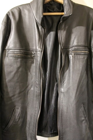 Кожено яке мъжко естествен телешки бокс - city of Vidin | Men’s Clothes - снимка 4