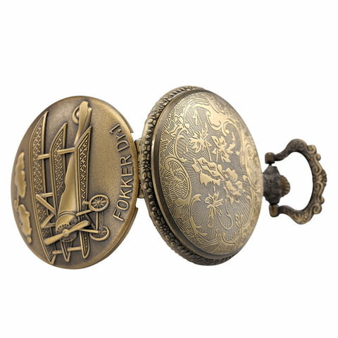 Джобен часовник Fokker Dr 1 самолет първата световна война, град Радомир | Часовници - снимка 7