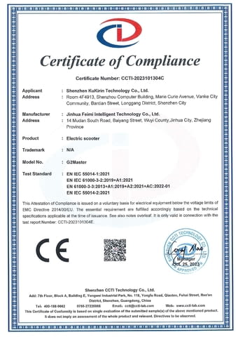 Електрически скутер/тротинетка KuKirin G2 MASTER 2000W 20.8AH - снимка 10