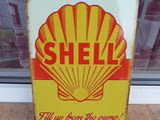 Метална табела Shell моторно масло Шел реклама бензин дизел
