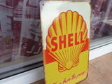 Метална табела Shell моторно масло Шел реклама бензин дизел