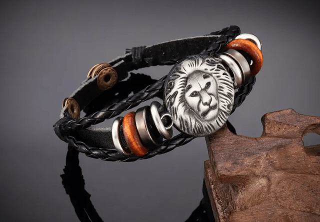 Мъжка гривна Африкански лъв - град Монтана | Гривни - снимка 2