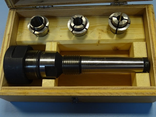 Комплект цангодържач с 3 цанги МК2 ф6.35, 9.5, 12.7mm, град Пловдив | Инструменти - снимка 2