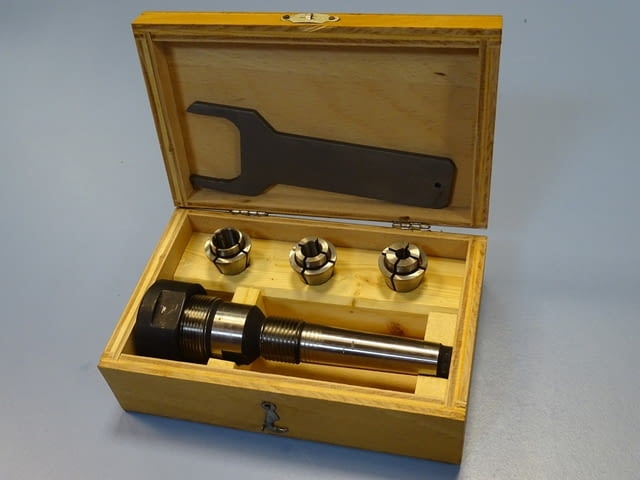 Комплект цангодържач с 3 цанги МК2 ф6.35, 9.5, 12.7mm, град Пловдив | Инструменти - снимка 6