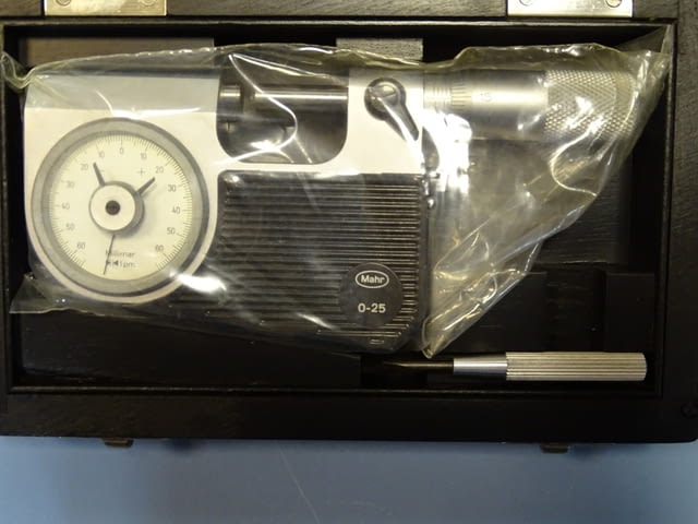 Пасиметър Mahr 40F/4FM "Millimar" 0-25mm dial indicating micrometers - снимка 3
