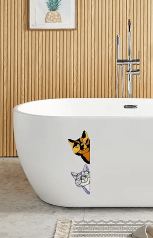 Котка стикер - city of Bеrkovitsa | Decoupage - снимка 2