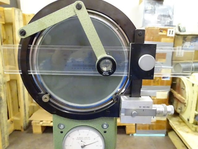 Твърдомер с проектор Albert Gnehm Horgen OM 150 Rockwell Indentation Hardness Test - снимка 9