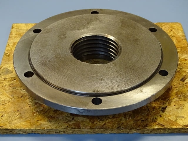 Преходен фланец ф200 за делителен апарат за фреза AVIA FOP FND-32 - снимка 2