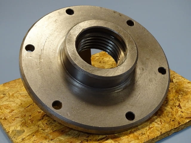 Преходен фланец ф200 за делителен апарат за фреза AVIA FOP FND-32 - снимка 5